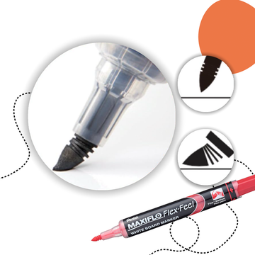 PENTEL 4 DARABOS TÁBLAMARKER FILCTOLL SZETT