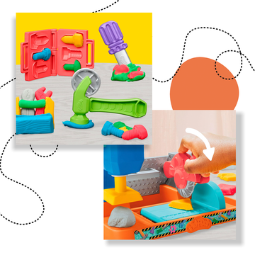 PLAY-DOH KIS EZERMESTER BARKÁCSASZTAL GYURMAKÉSZLET