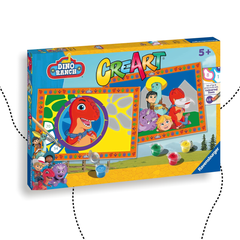 RAVENSBURGER DÍNOFARM 2 DARABOS AKRIL SZÁMFESTŐ 5+