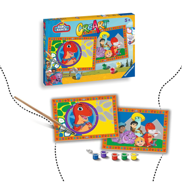 RAVENSBURGER DÍNOFARM 2 DARABOS AKRIL SZÁMFESTŐ 5+