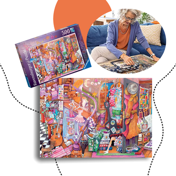 RAVENSBURGER KOLLÉGIUMI ÉLET 500 DARABOS PUZZLE
