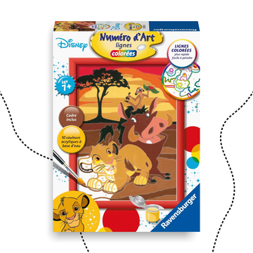 RAVENSBURGER DISNEY OROSZLÁNKIRÁLY AKRIL SZÁMFESTŐ 7+