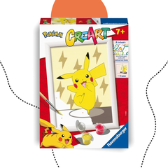 POKÉMON PIKACHU AKRIL SZÁMFESTŐ KERETTEL 7+