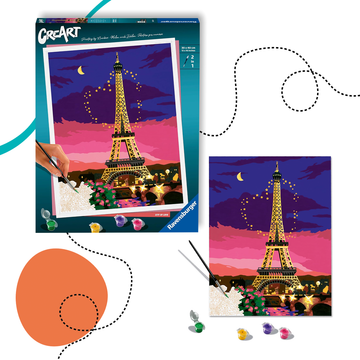 EIFFEL-TORONY - A SZERELEM VÁROSA SZÁMFESTŐ