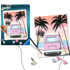 RAVENSBURGER AKRIL SZÁMFESTŐ - IRÁNY A HULLÁMOK 12+