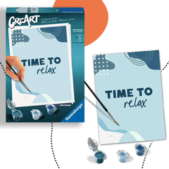 AKRIL SZÁMFESTŐ - TIME TO RELAX AKRIL SZÁMFESTŐ SZETT