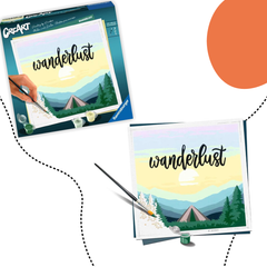 AKRIL SZÁMFESTŐ - WANDERLUST AKRIL SZÁMFESTŐ SZETT 7+