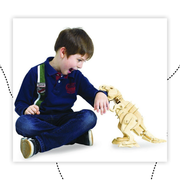 ROBOTTIME ROKR HANGVEZÉRELT T-REX MODELL KÉSZLET
