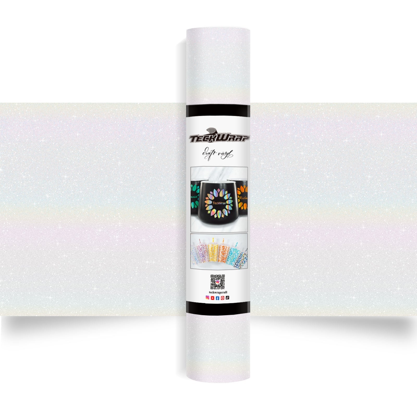 Colorful Glitter Adhesive Vinyl Diamond TeckwrapCraft Europe